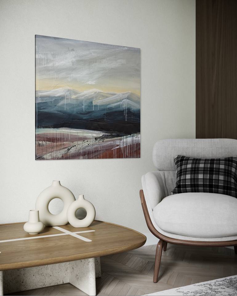 Original Contemporary Landscape Painting by Olena Nahorniuk