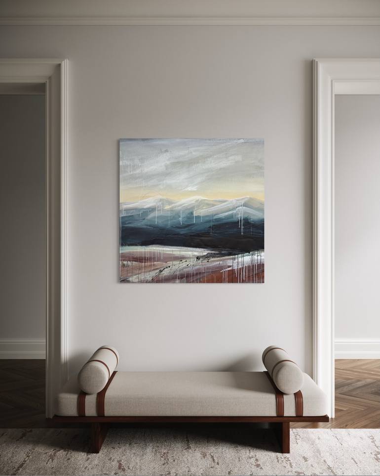 Original Contemporary Landscape Painting by Olena Nahorniuk