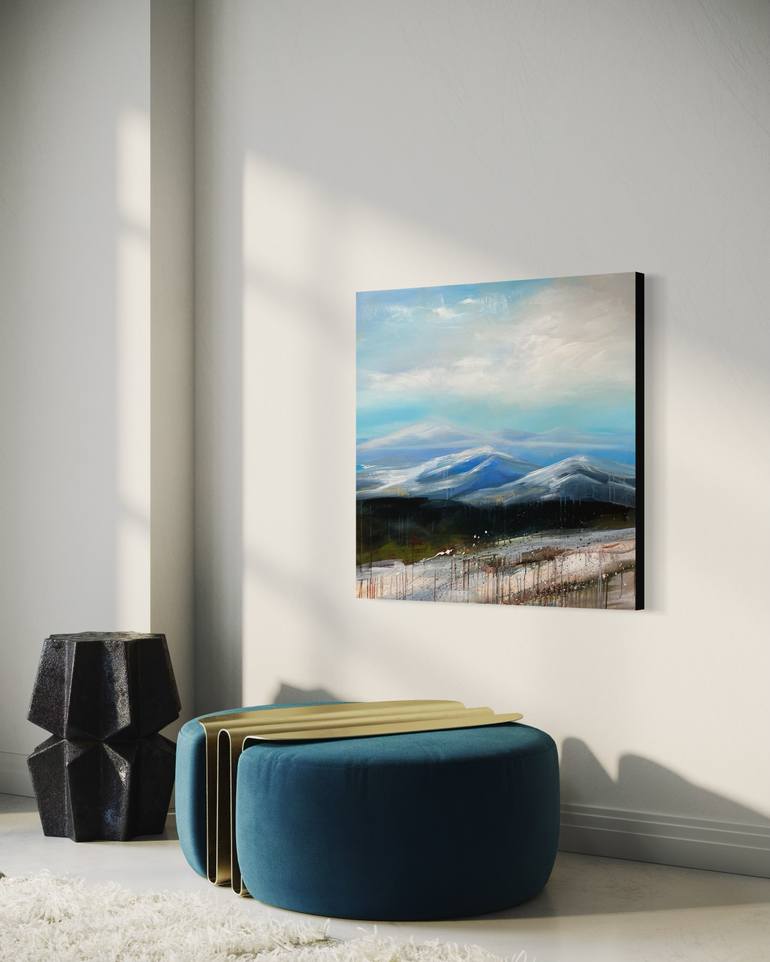 Original Contemporary Landscape Painting by Olena Nahorniuk