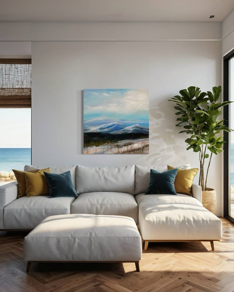 Original Contemporary Landscape Painting by Olena Nahorniuk