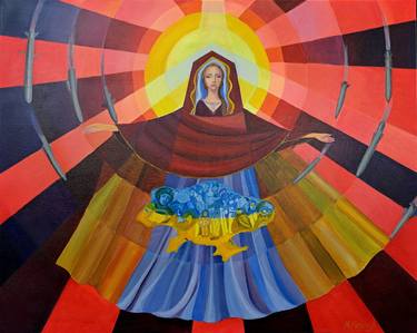Print of Art Deco Religion Paintings by Maryna Melnyk