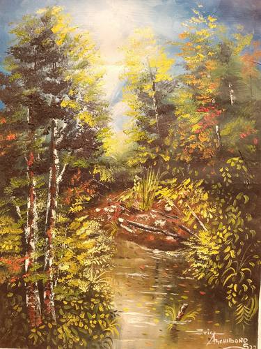 Original Landscape Paintings by Eric Archibong