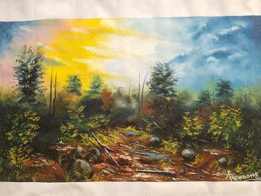 Original Realism Landscape Paintings by Eric Archibong