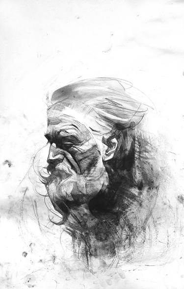 Print of Portrait Drawings by Sobia Khanam