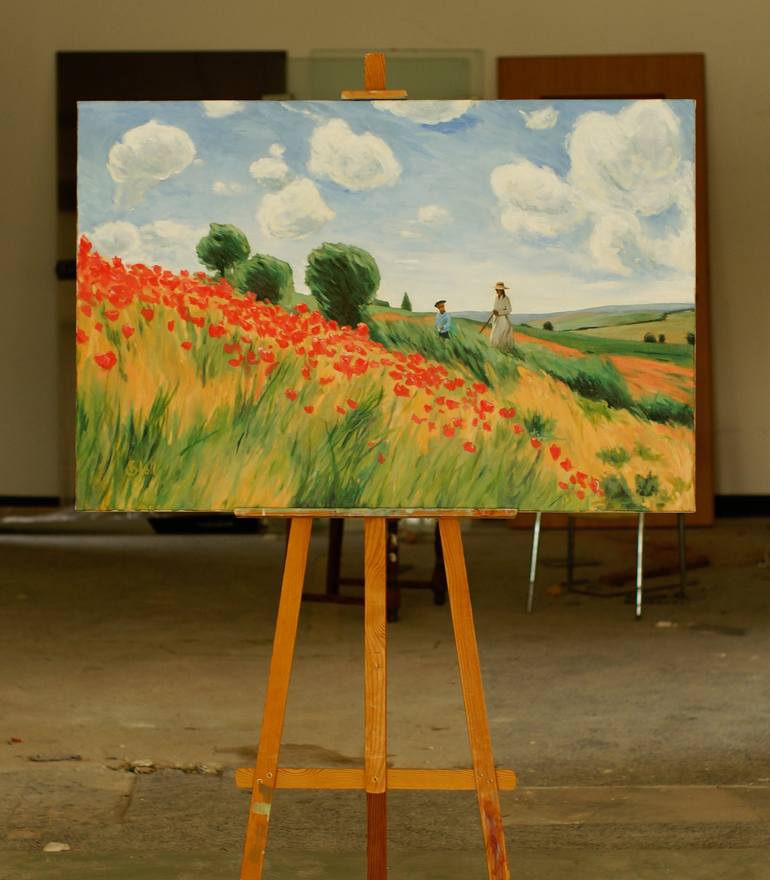 Original Expressionism Landscape Painting by Eugen Stoll