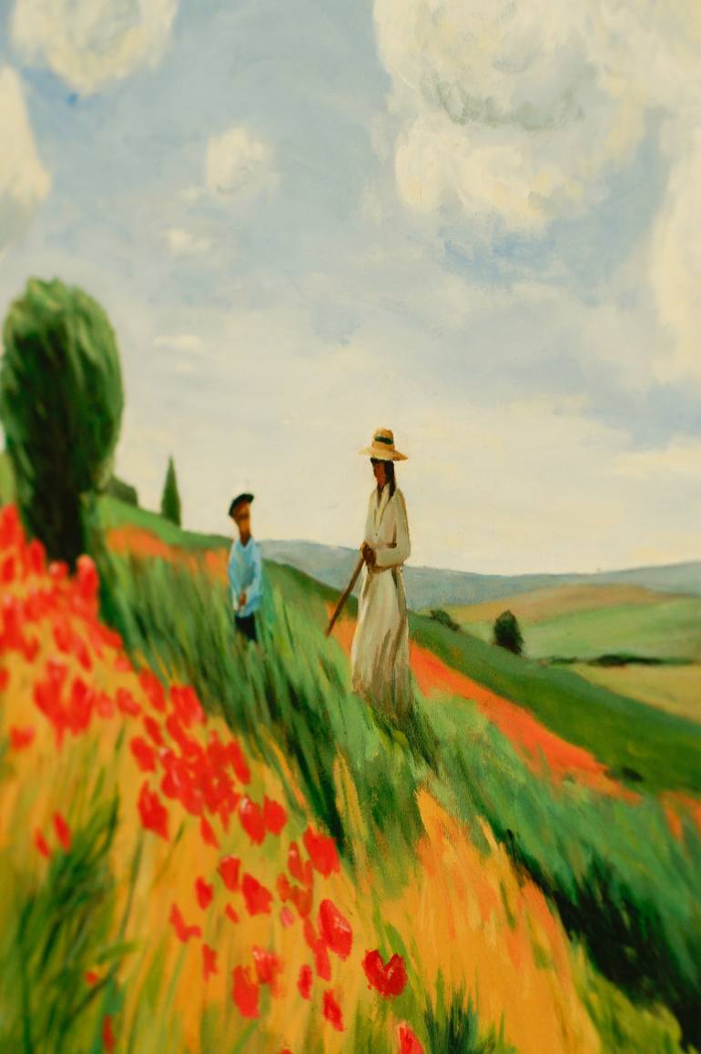 Original Expressionism Landscape Painting by Eugen Stoll
