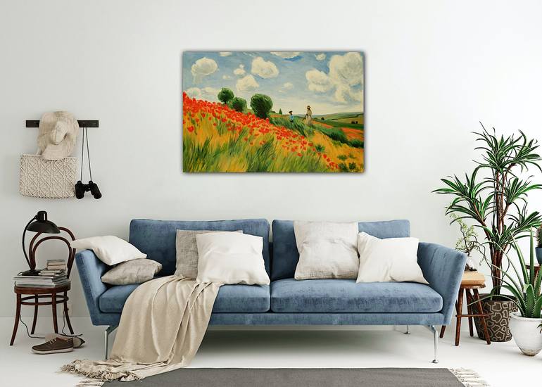 Original Expressionism Landscape Painting by Eugen Stoll
