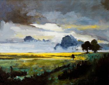 Original Expressionism Landscape Paintings by Eugen Stoll