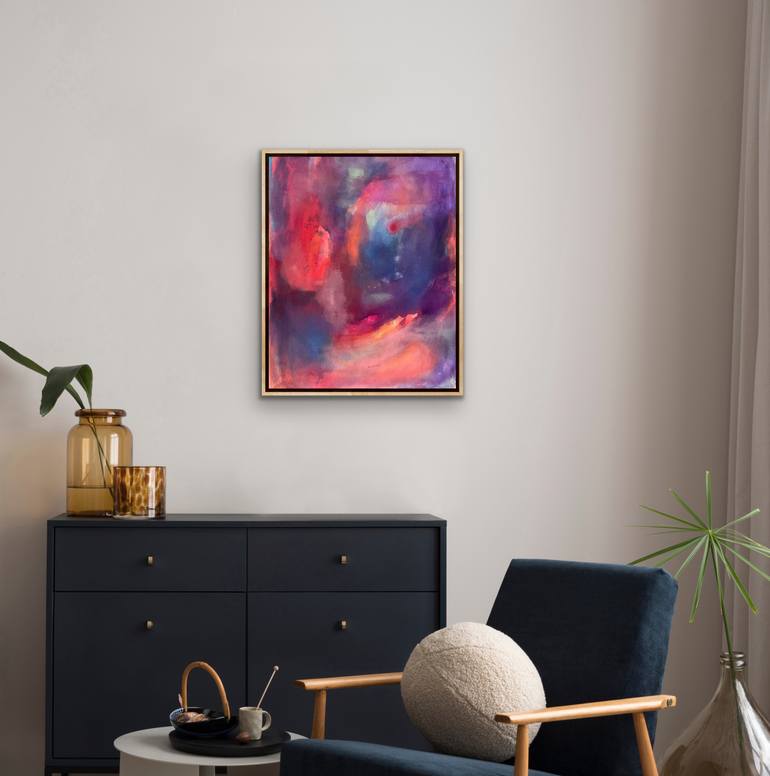 Original Abstract Expressionism Abstract Painting by May Lipkind