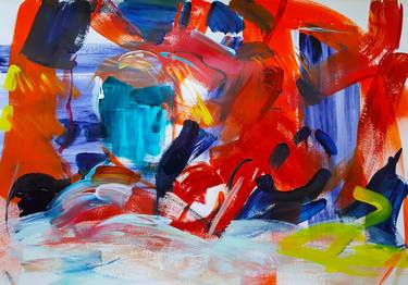 Original Abstract Expressionism Abstract Paintings by John Derrick