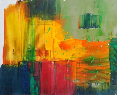 Original Abstract Expressionism Abstract Paintings by John Derrick