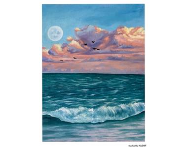 Original Seascape Paintings by Manahil Kashif