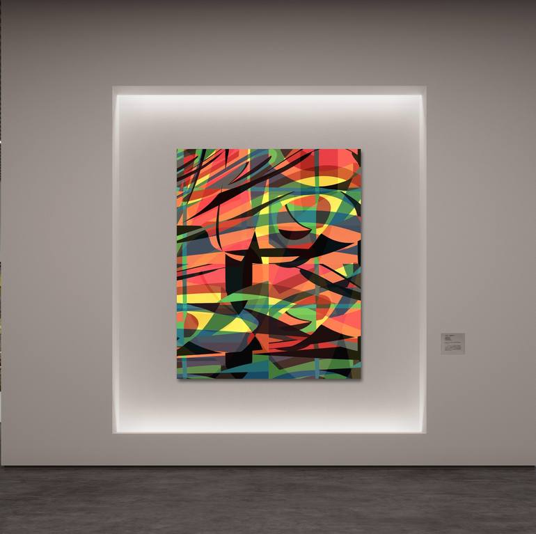 Original Contemporary Abstract Digital by House of Sa