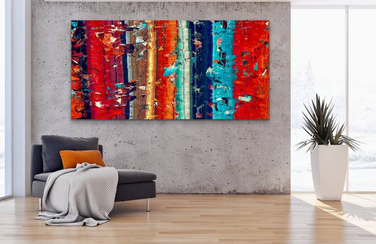 Original Abstract Expressionism Abstract Digital by House of Sa