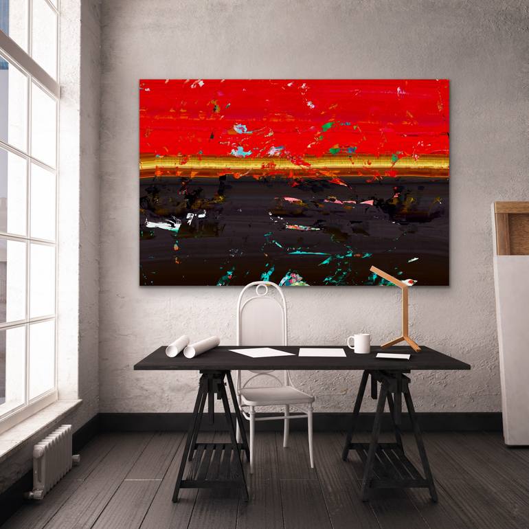 Original Abstract Expressionism Abstract Digital by House Of Sa