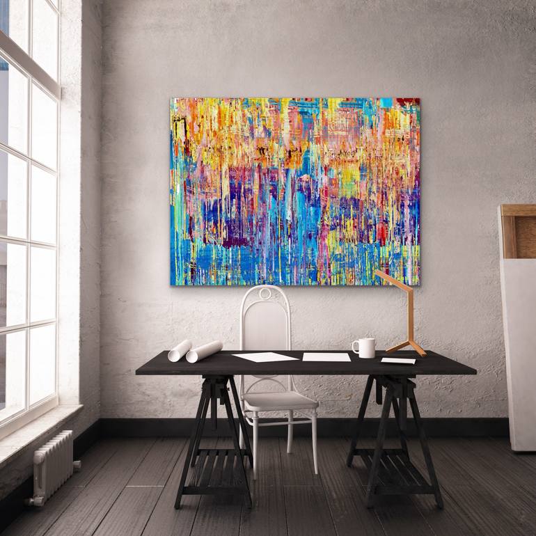 Original Abstract Expressionism Abstract Digital by House Of Sa