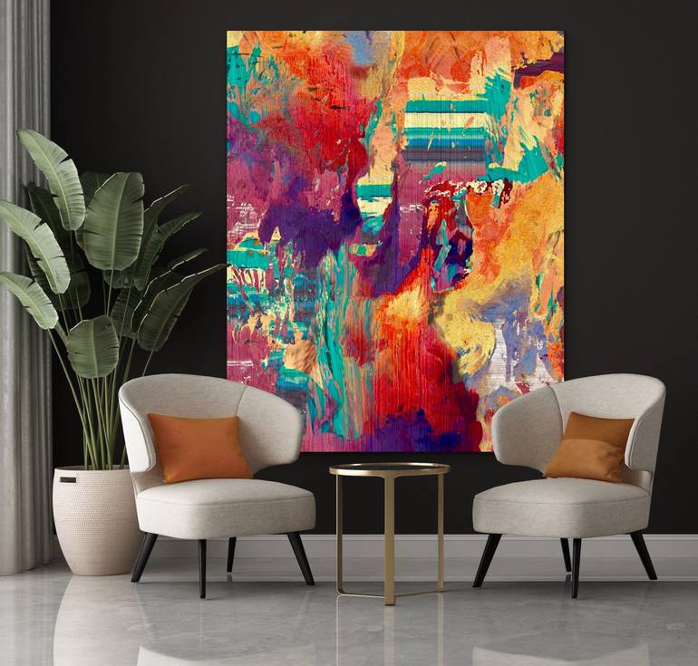 Original Abstract Expressionism Abstract Digital by House Of Sa