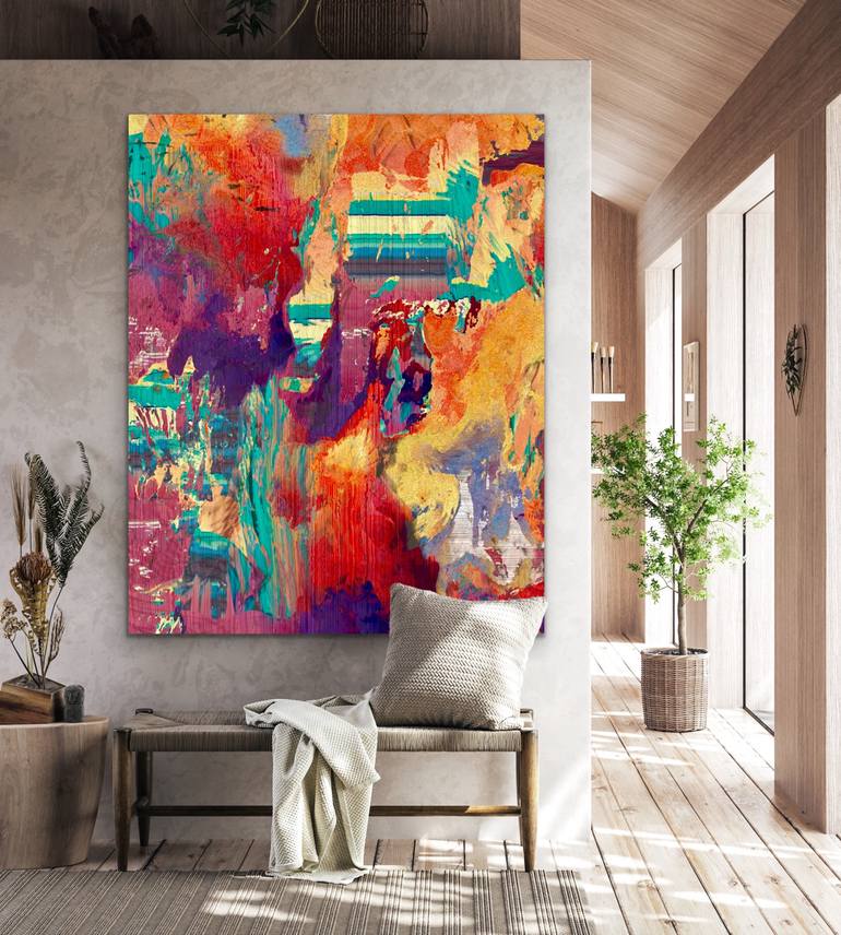 Original Abstract Expressionism Abstract Digital by House Of Sa