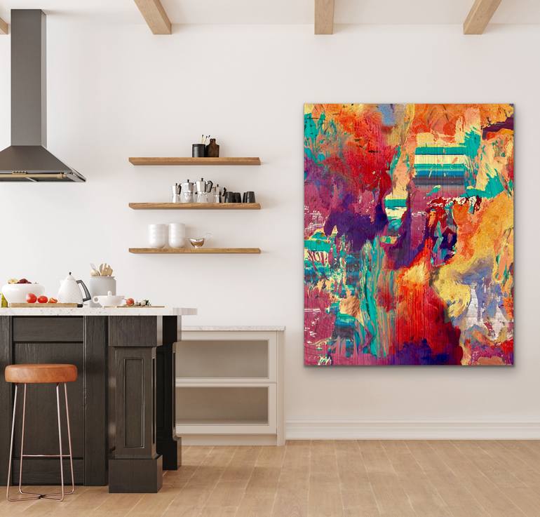 Original Abstract Expressionism Abstract Digital by House Of Sa