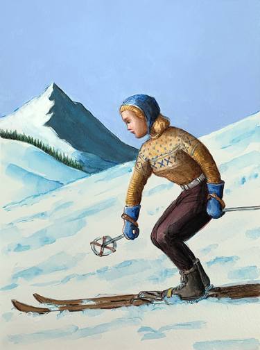 Girl Skiing thumb