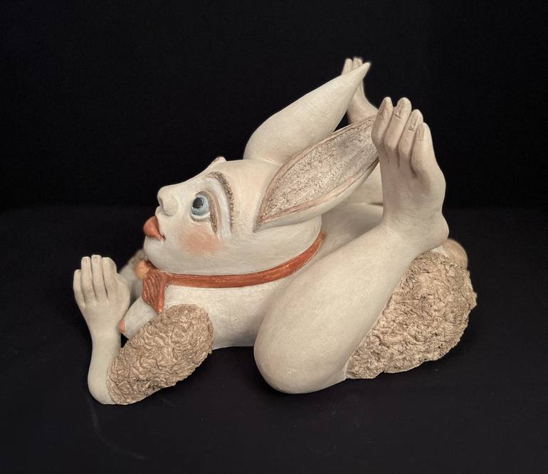 Original Erotic Sculpture by Eva Muehlendyck