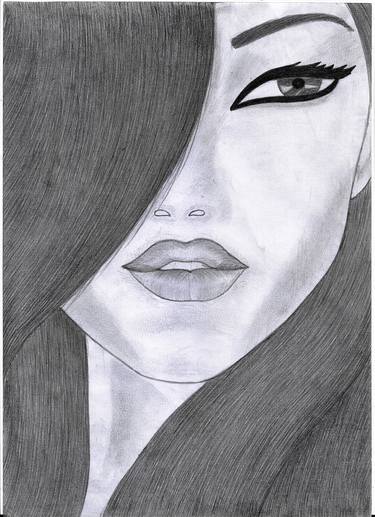 Print of Fine Art Portrait Drawings by Anil Kumar