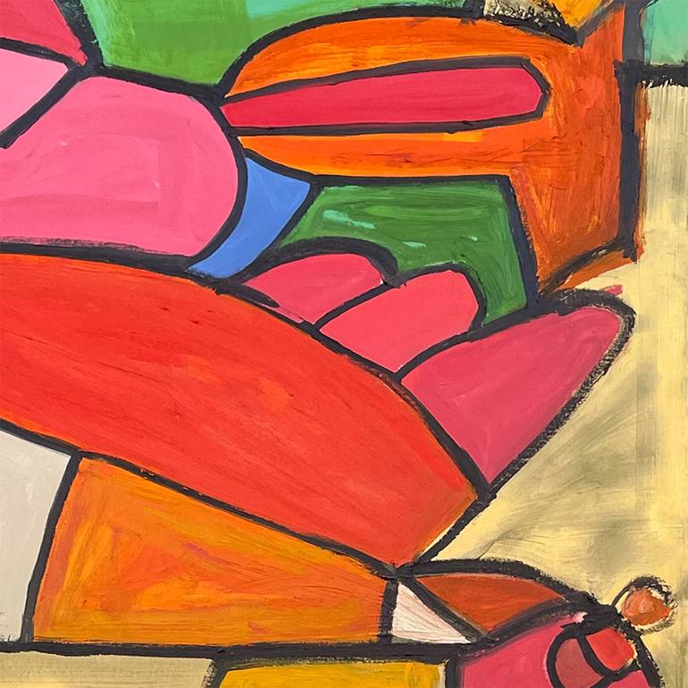 Original Abstract Expressionism Abstract Painting by Yuri Lysenko