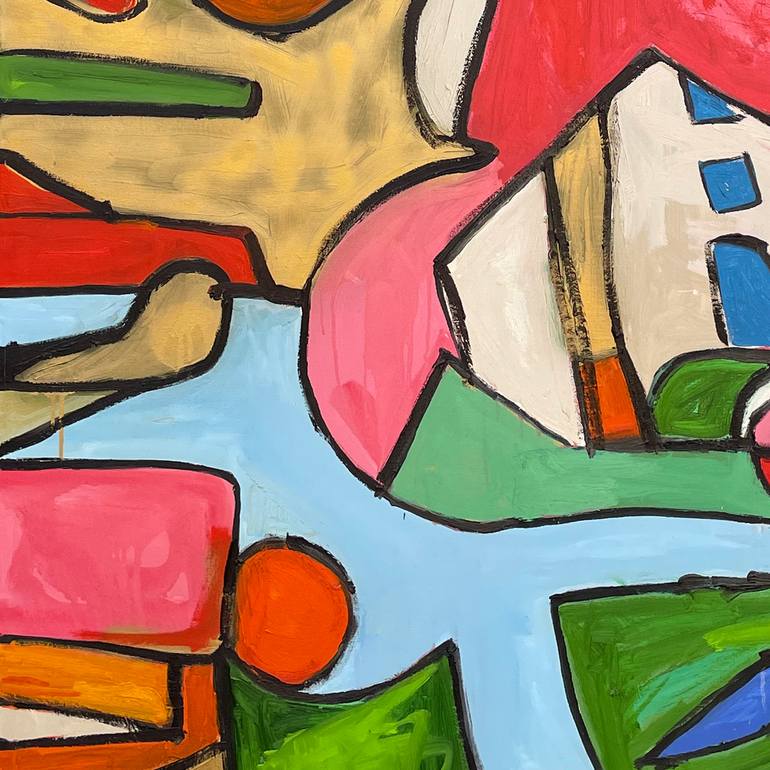 Original Abstract Expressionism Abstract Painting by Yuri Lysenko