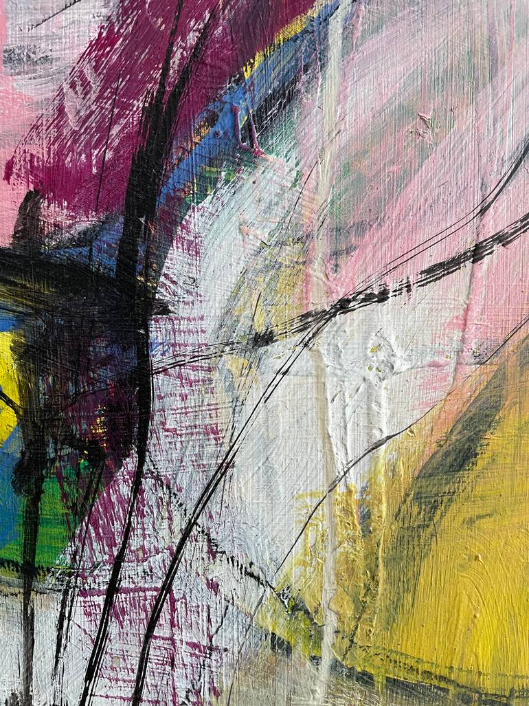 Original Abstract Expressionism Abstract Painting by Yuri Lysenko