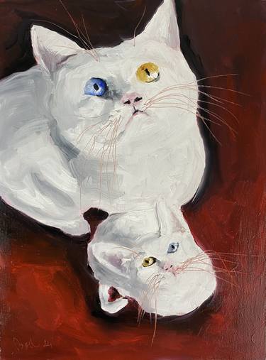 Original Art Deco Animal Paintings by Çağıl Sıla Soyer