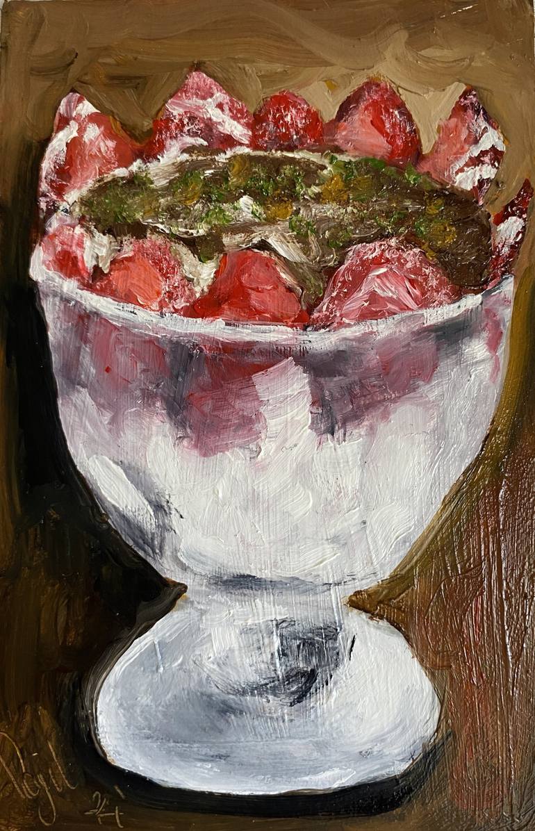 Original Art Deco Food & Drink Paintings by ÇağıL SıLa Soyer