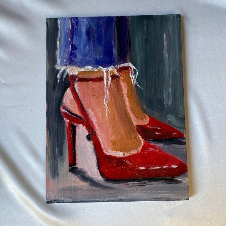 High Heeled Shoes Painting by ÇağıL SıLa Soyer Saatchi Art