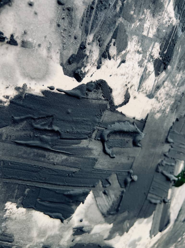 Original Abstract Expressionism Abstract Mixed Media by Nikita Byzoff