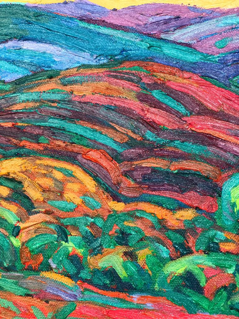 Original Contemporary Landscape Painting by Thi Xuan Thao Le