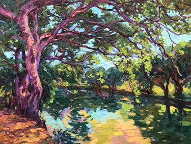 Original Impressionism Landscape Oil Paintings on Canvas
