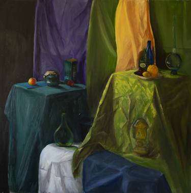 Original Figurative Still Life Paintings by Bogna Woskowicz