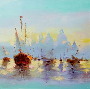 Original Fine Art Seascape Paintings by Galiya Khamidullina