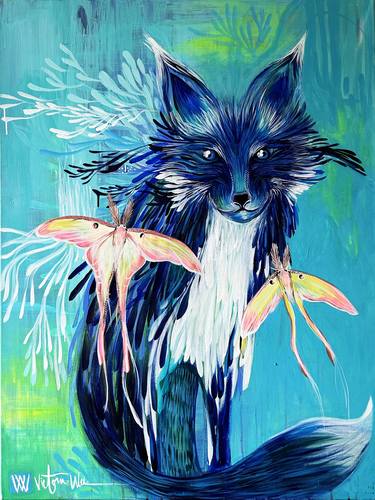 Original Surrealism Animal Paintings by Victoria Weiss