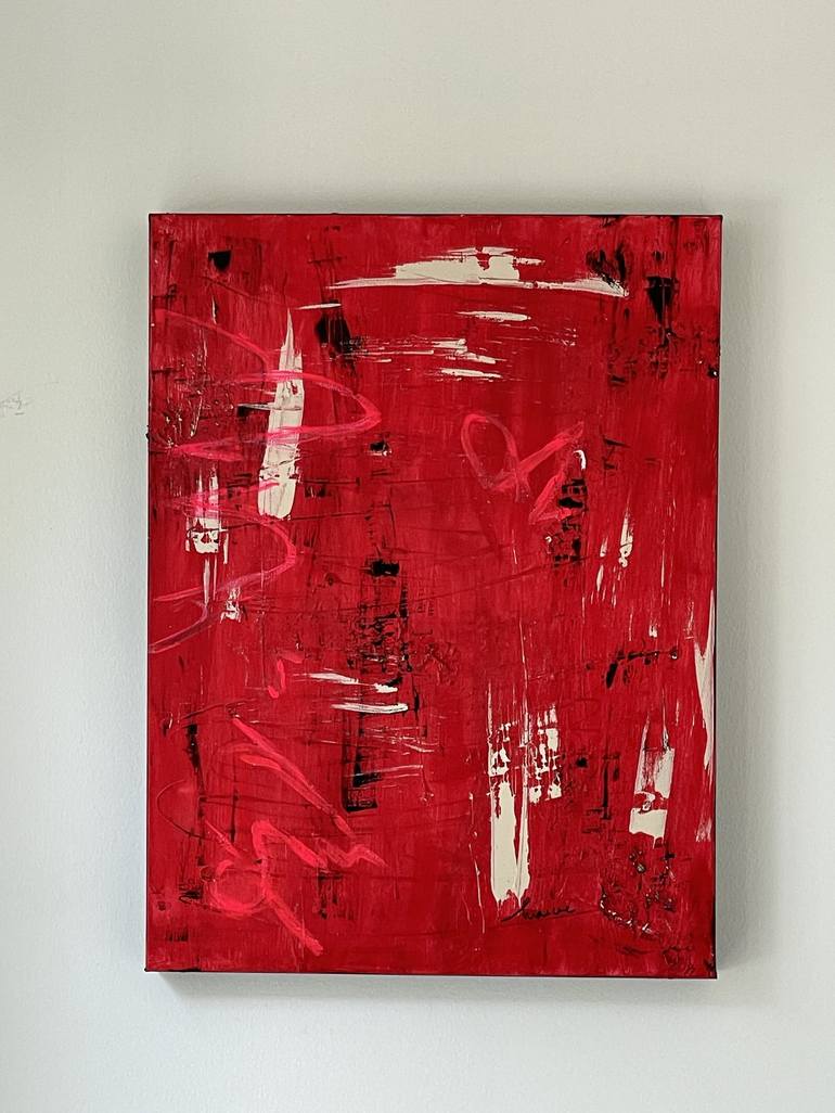 Red & Bold Painting by Marcie Myerow | Saatchi Art