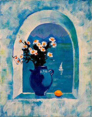 Original Impressionism Floral Paintings by Daria Riabinina