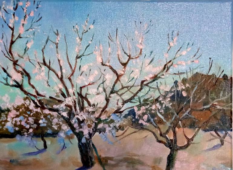 Original Expressionism Floral Painting by Daria Riabinina