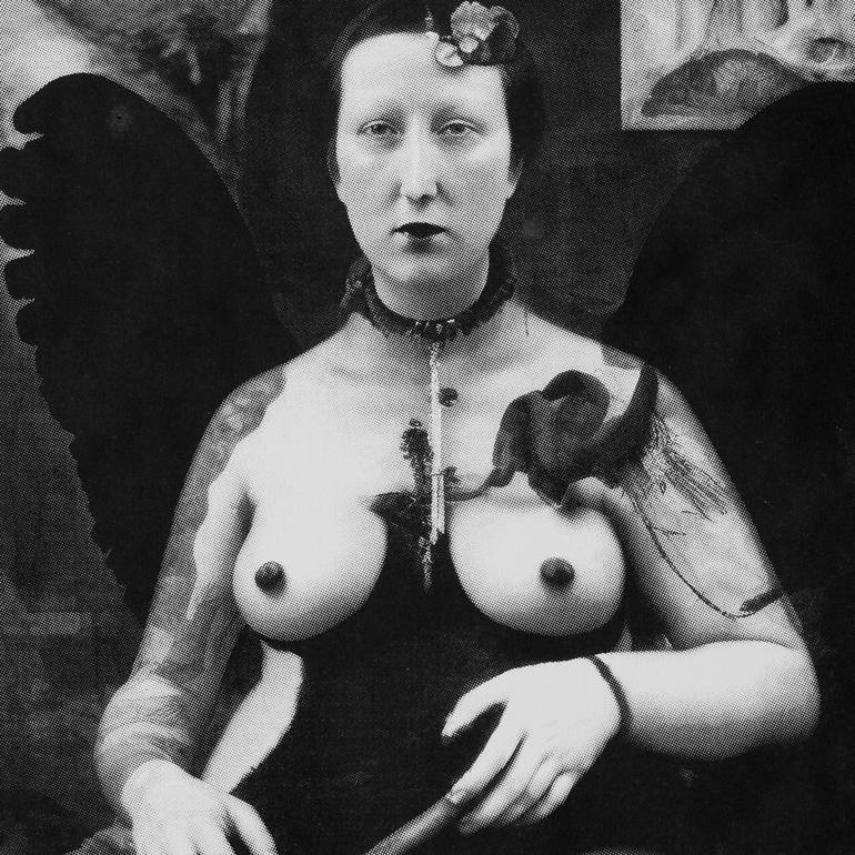 Original Figurative Body Printmaking by Dr Ego And  Sister Id