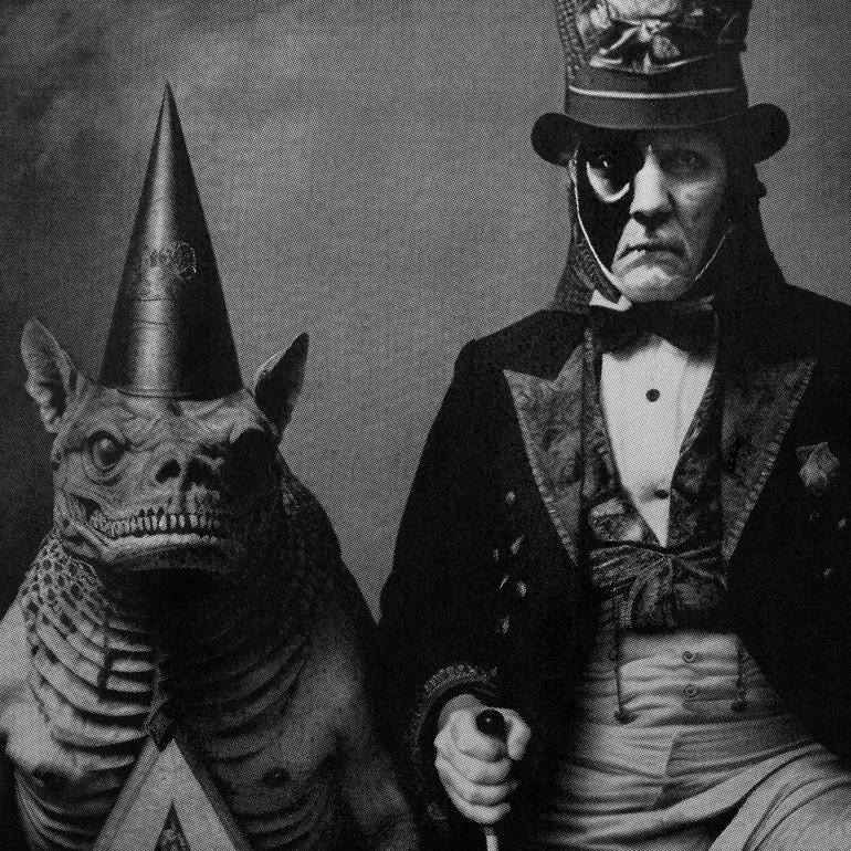 Original Figurative Body Printmaking by Dr Ego And  Sister Id