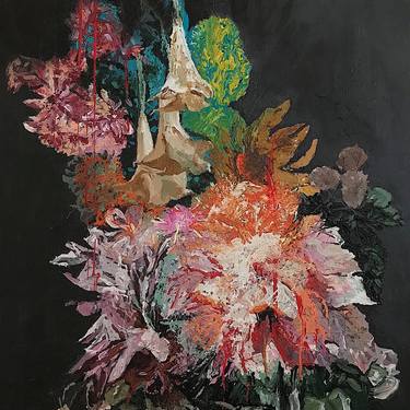 Original Floral Paintings by Bernadette Paternotte
