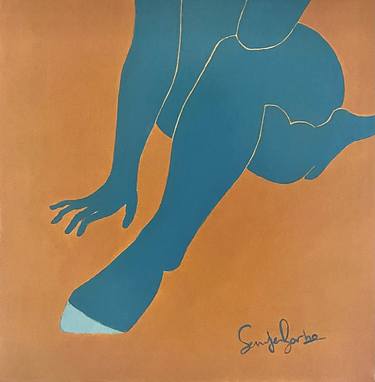 Print of Nude Paintings by Samfa Barbe