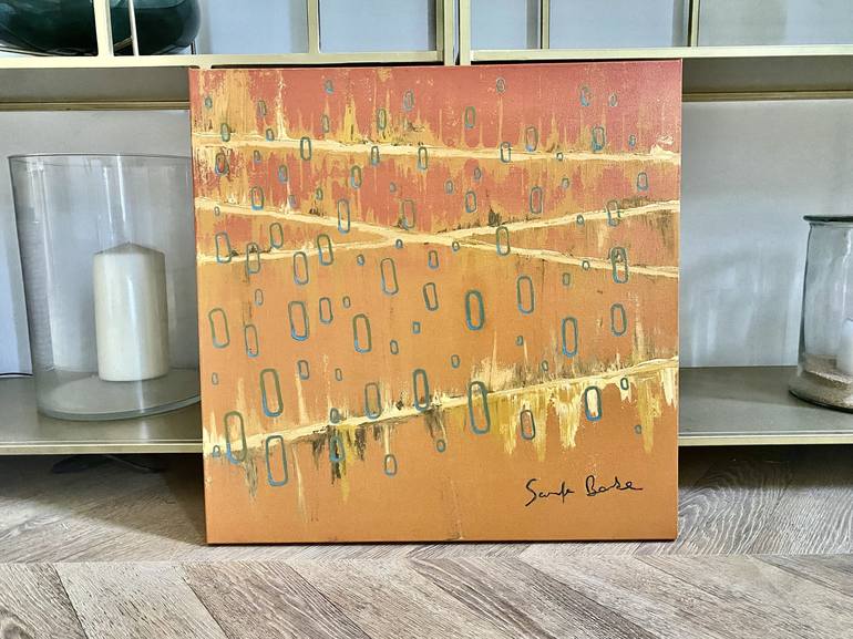 Original Abstract Painting by Samfa Barbe