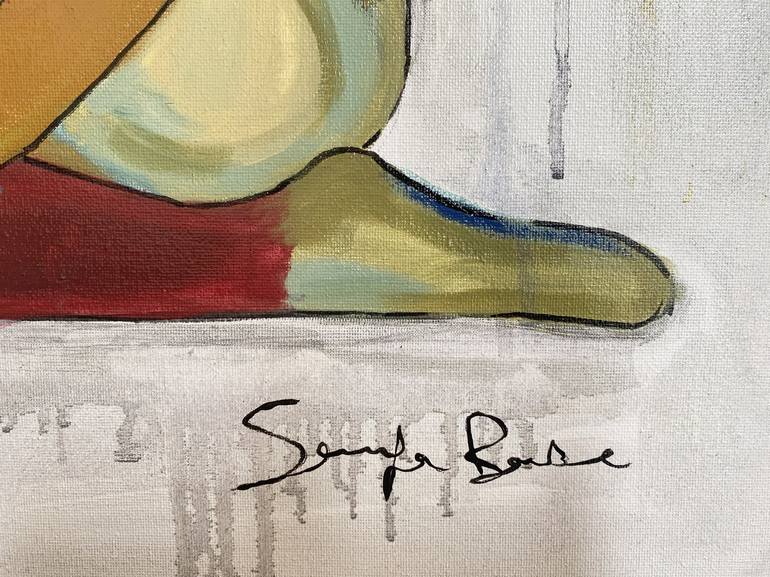 Original Abstract Body Painting by Samfa Barbe