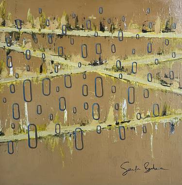 Original Expressionism Abstract Paintings by Samfa Barbe