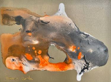 Original Abstract Paintings by Samfa Barbe