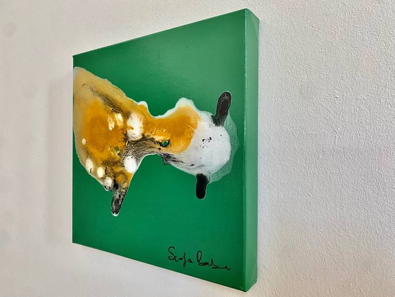 Original Abstract Painting by Samfa Barbe